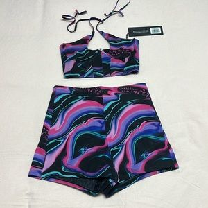 White Fox Boutique Fantasy World Bustier and Bike Short